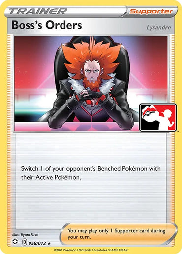 Boss's Orders (058/072) [Prize Pack Series One] 
