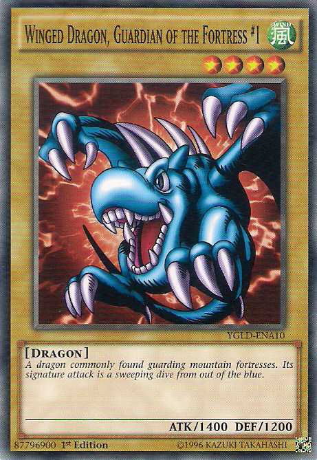 Winged Dragon, Guardian of the Fortress #1 [YGLD-ENA10] Common 