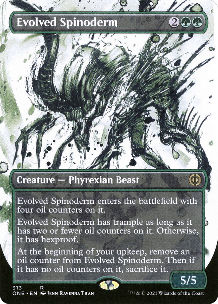 Evolved Spinoderm (Borderless Ichor) [Phyrexia: All Will Be One] 