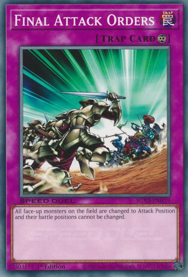 Final Attack Orders [SGX3-ENG19] Common 