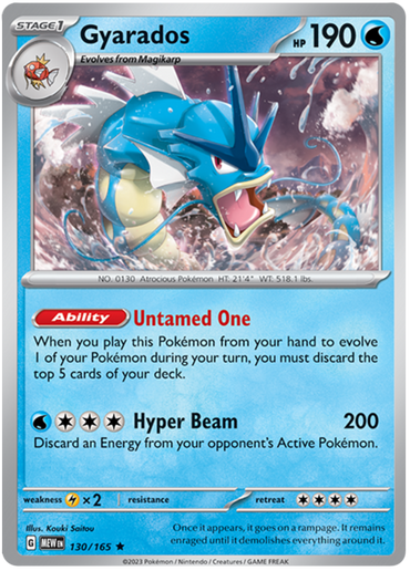 Gyarados (130/165) [Scarlet & Violet: 151]