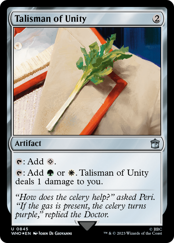 Talisman of Unity (Surge Foil) [Doctor Who] 