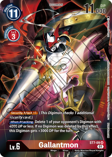 Gallantmon [ST7-09] (Tamer's Card Set 1) [Starter Deck: Gallantmon Promos] 