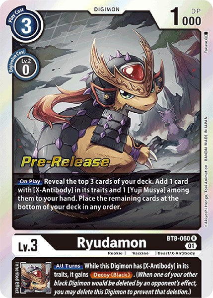 Ryudamon [BT8-060] [New Awakening Pre-Release Cards] 