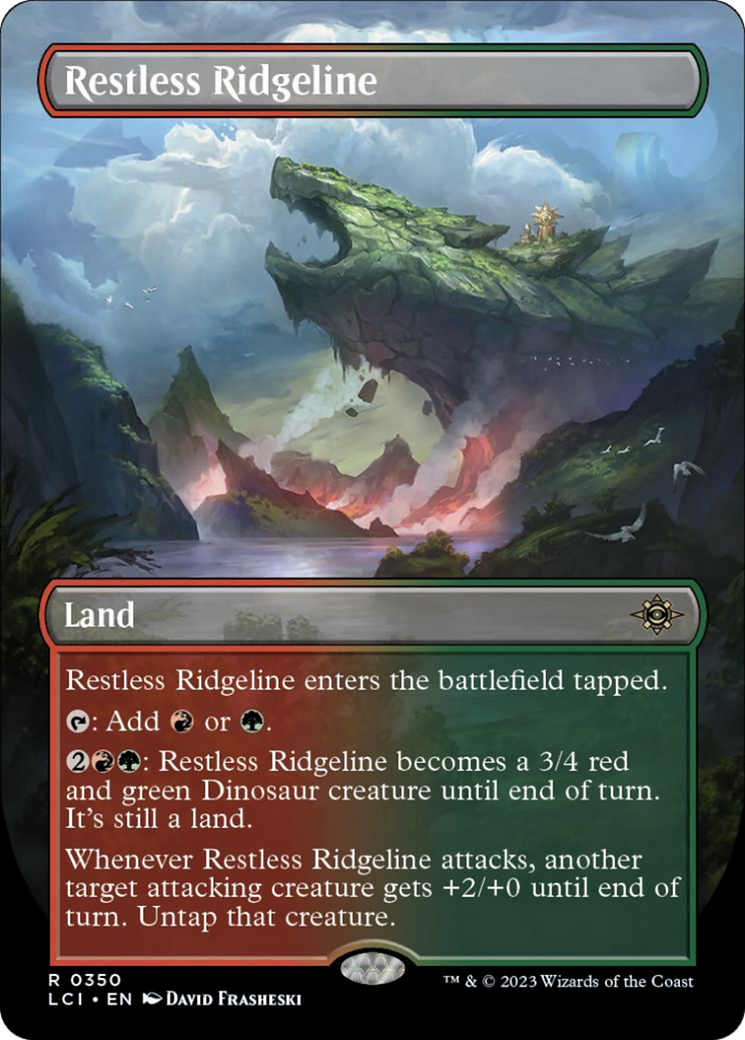 Restless Ridgeline (Borderless) [The Lost Caverns of Ixalan] 