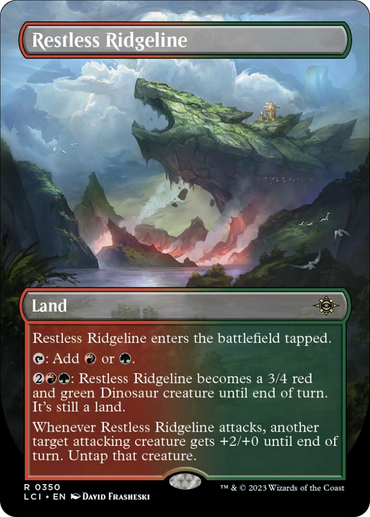 Restless Ridgeline (Borderless) [The Lost Caverns of Ixalan] 