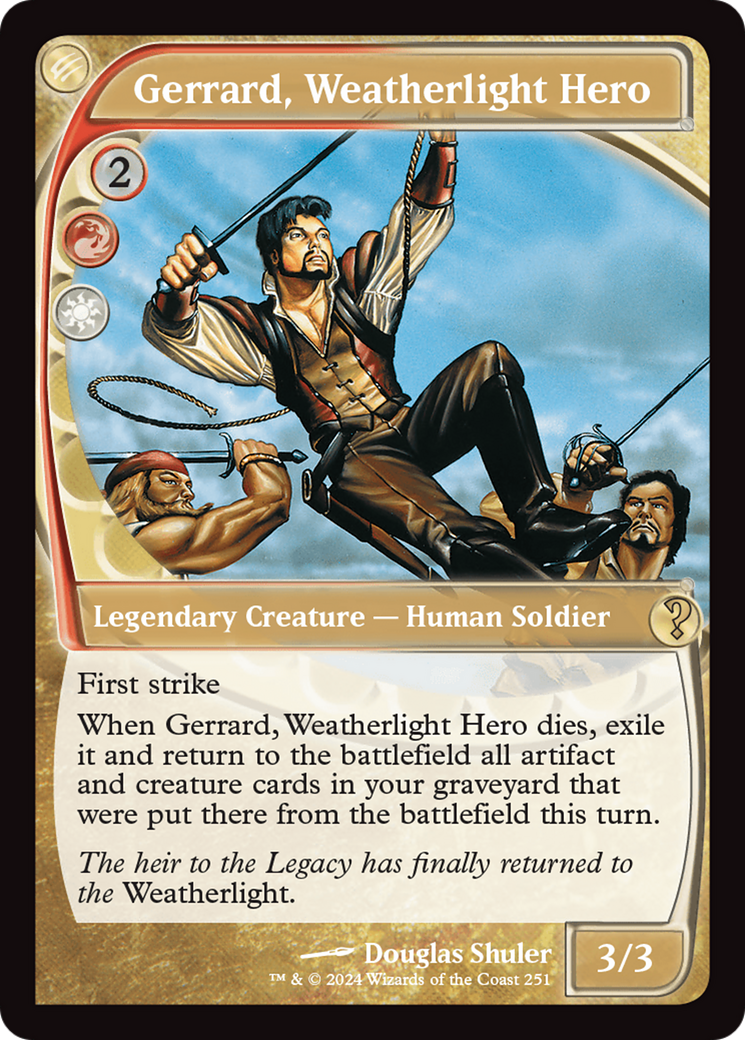 Gerrard, Weatherlight Hero (Future Sight) [Mystery Booster 2] 