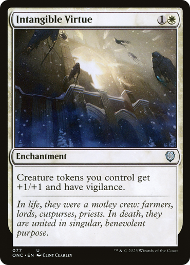 Intangible Virtue [Phyrexia: All Will Be One Commander] 