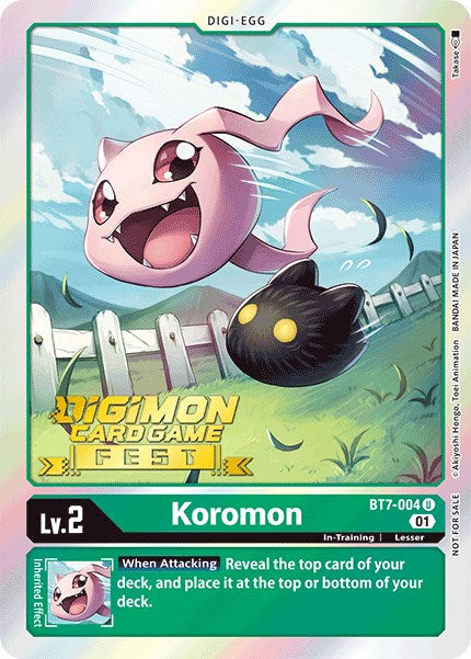 Koromon [BT7-004] (Digimon Card Game Fest 2022) [Next Adventure Promos] 