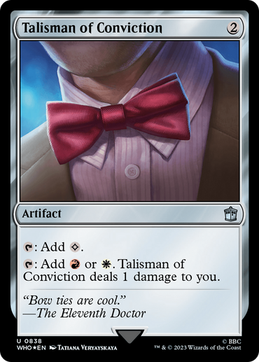 Talisman of Conviction (Surge Foil) [Doctor Who] 