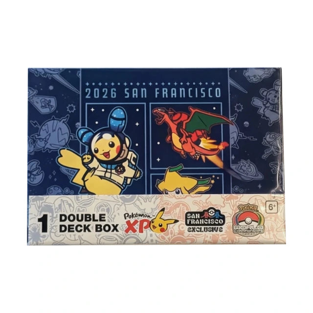 Pokemon: San Francisco Exclusive World 2026 - Double deck box - Pikachu Astronaut