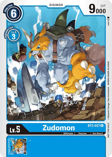 Zudomon [BT2-027] (Official Tournament Pack Vol.3) [Release Special Booster Promos] 