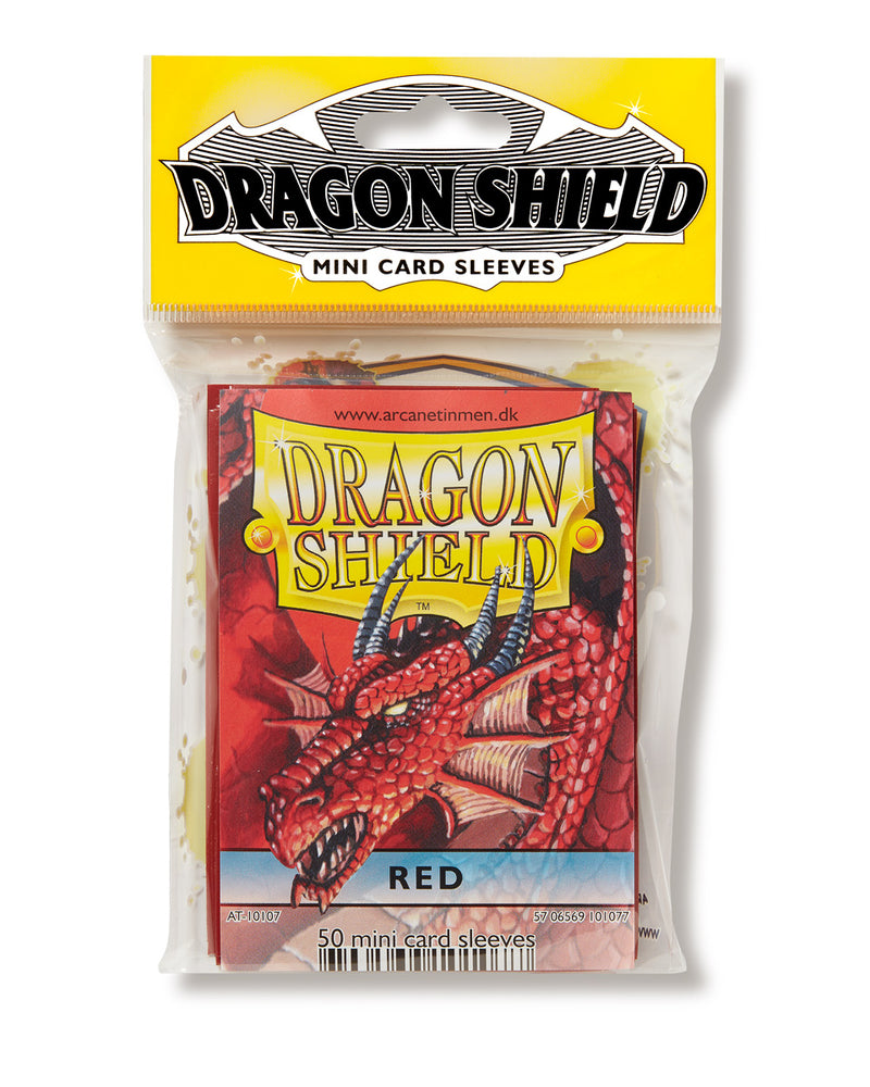 Dragon Shield: Japanese Size 50ct Sleeves - Red (Classic)