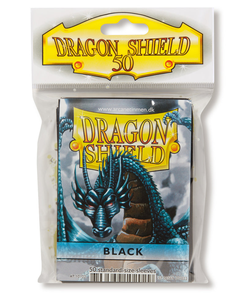 Dragon Shield: Standard 50ct Sleeves - Black (Classic) 