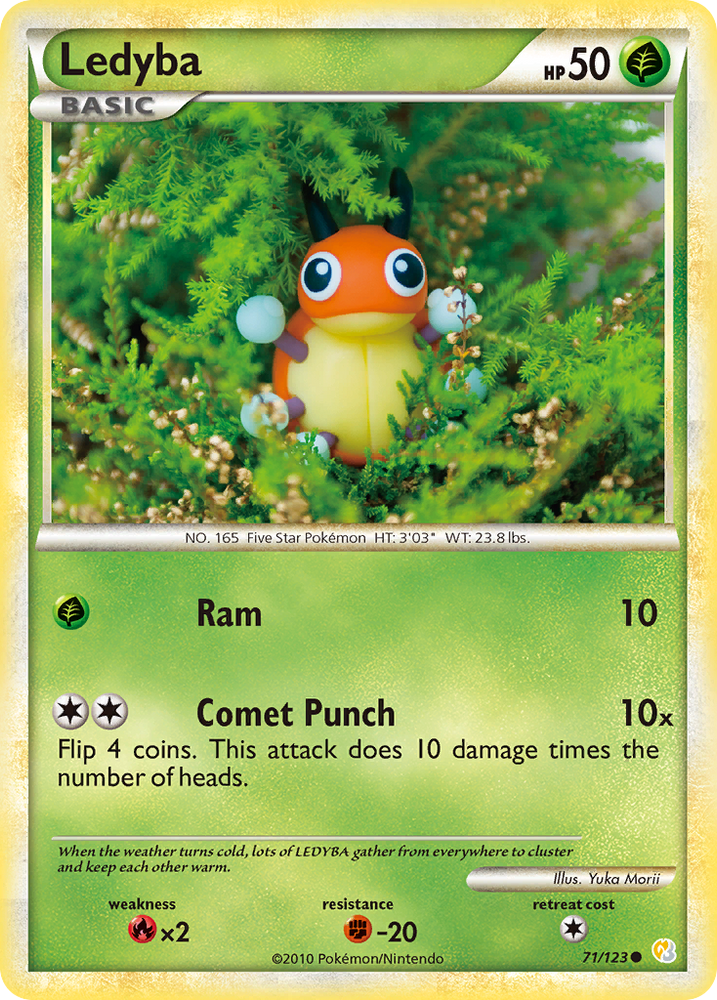 Ledyba (71/123) [HeartGold &amp; SoulSilver: Base Set] 