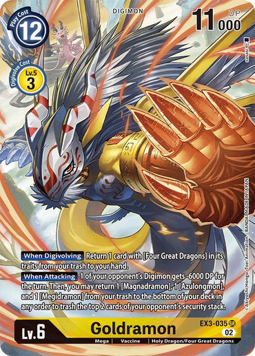 Goldramon [EX3-035] (Alternate Art) [Draconic Roar] 