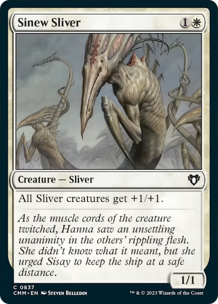 Sinew Sliver [Commander Masters] 