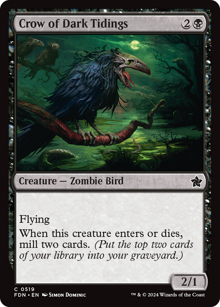 Crow of Dark Tidings [Foundations] 