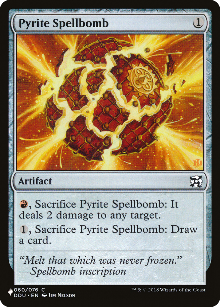 Pyrite Spellbomb [The List Reprints]