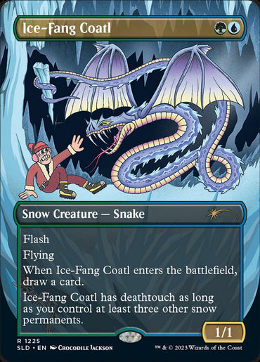 Ice-Fang Coatl (Borderless) [Secret Lair Drop Series] 