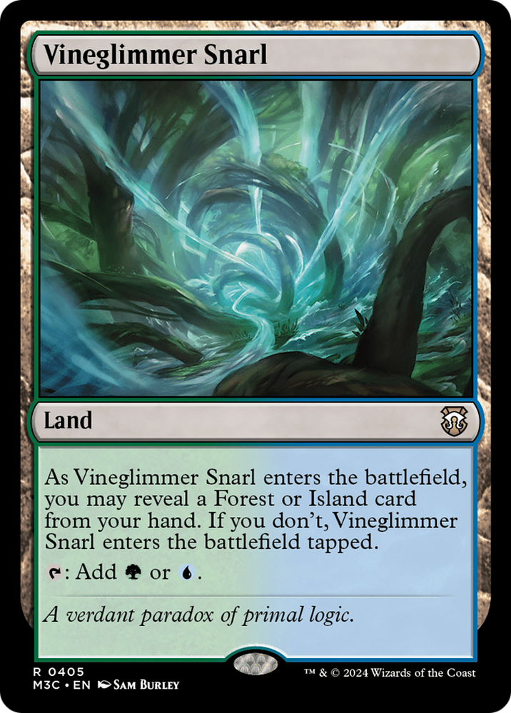 Vineglimmer Snarl (Ripple Foil) [Modern Horizons 3 Commander] 