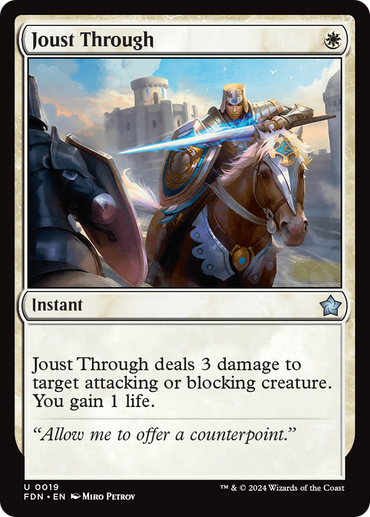 Joust Through [Foundations] 