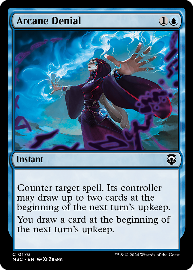 Arcane Denial (Ripple Foil) [Modern Horizons 3 Commander] 