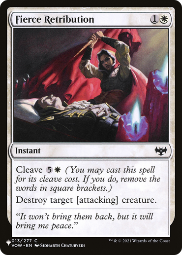 Fierce Retribution [The List Reprints] 