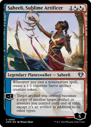 Saheeli, Sublime Artificer [Commander Masters] 