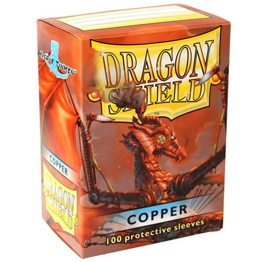 Dragon Shield: Standard 100ct Sleeves - Copper (Classic) (Older Box Art) 