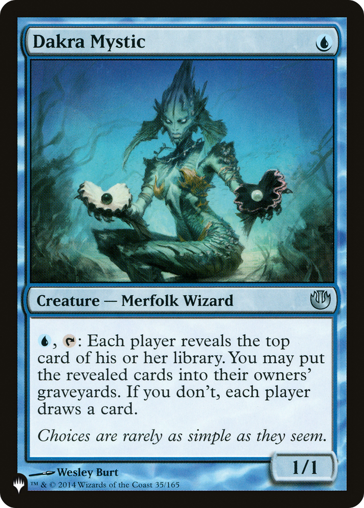 Dakra Mystic [The List Reprints] 