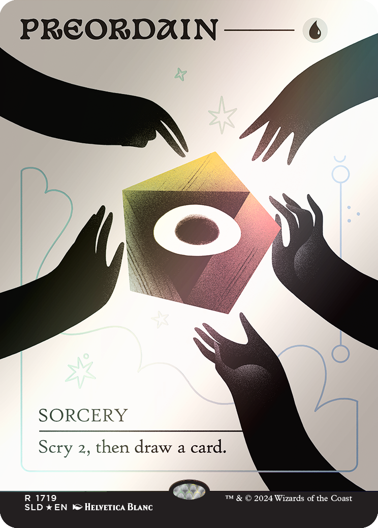 Preordain (1719) (Rainbow Foil) [Secret Lair Drop Series] 