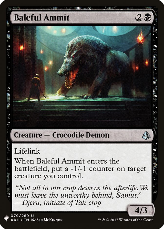 Baleful Ammit [Mystery Booster] 