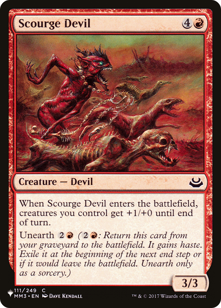 Scourge Devil [The List Reprints] 