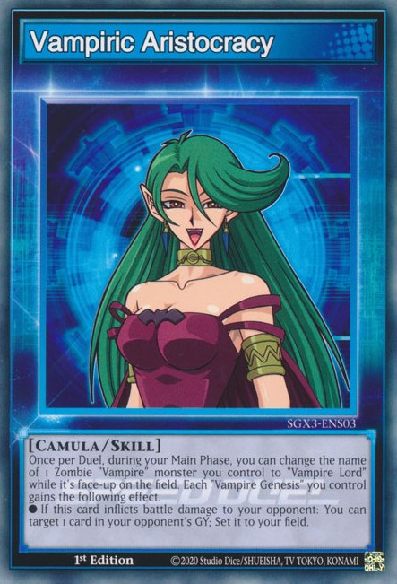 Vampiric Aristocracy [SGX3-ENS03] Common 