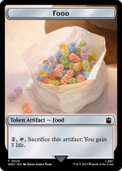 Dalek // Food (0025) Double-Sided Token [Doctor Who Tokens] 