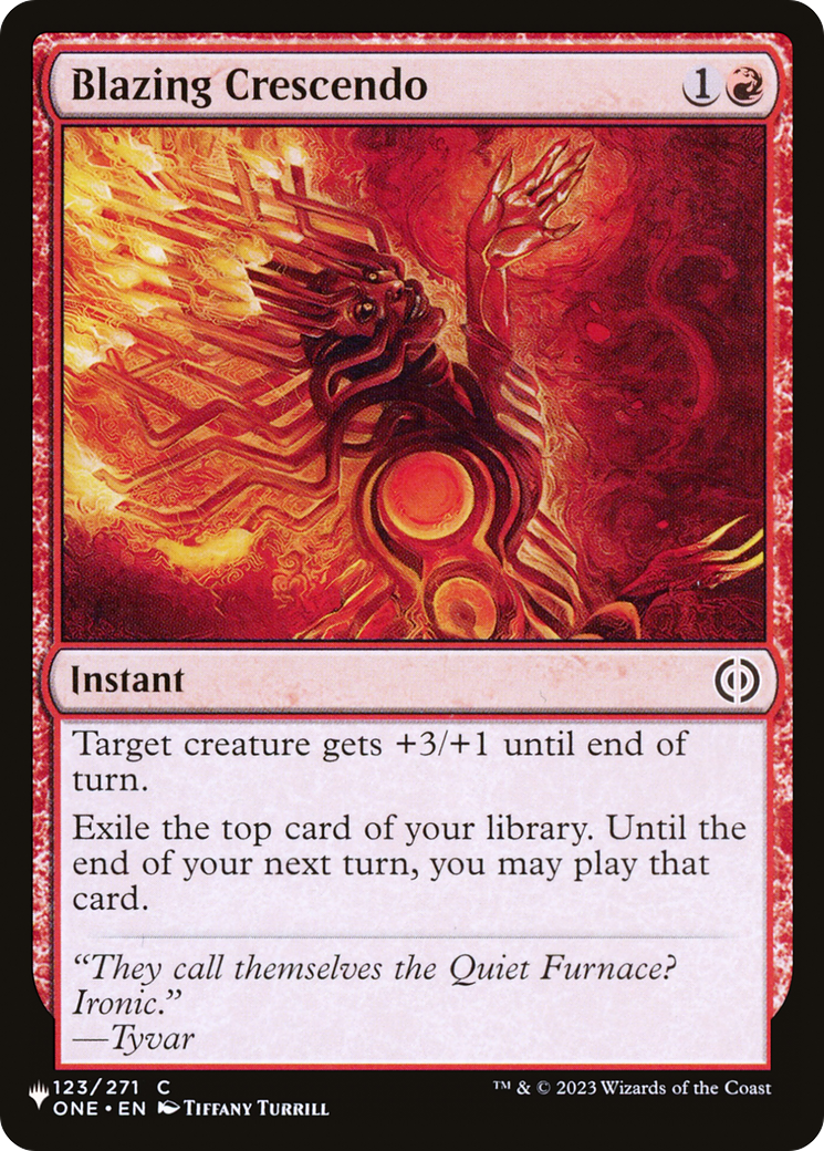 Blazing Crescendo [The List Reprints] 