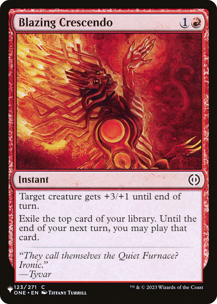 Blazing Crescendo [The List Reprints] 