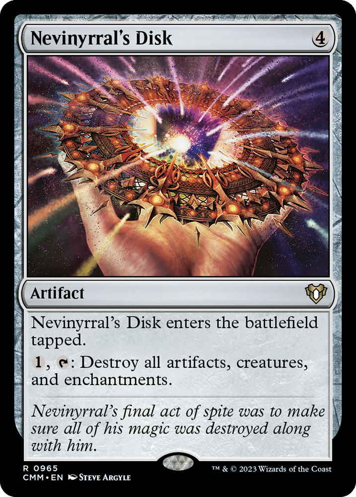 Nevinyrral's Disk [Commander Masters] 