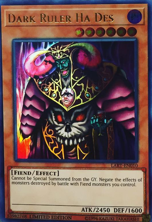 Dark Ruler Ha Des [LART-EN010] Ultra Rare 