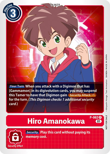 Hiro Amanokawa [P-062] (Official Tournament Pack Vol.5) [Promotional Cards] 