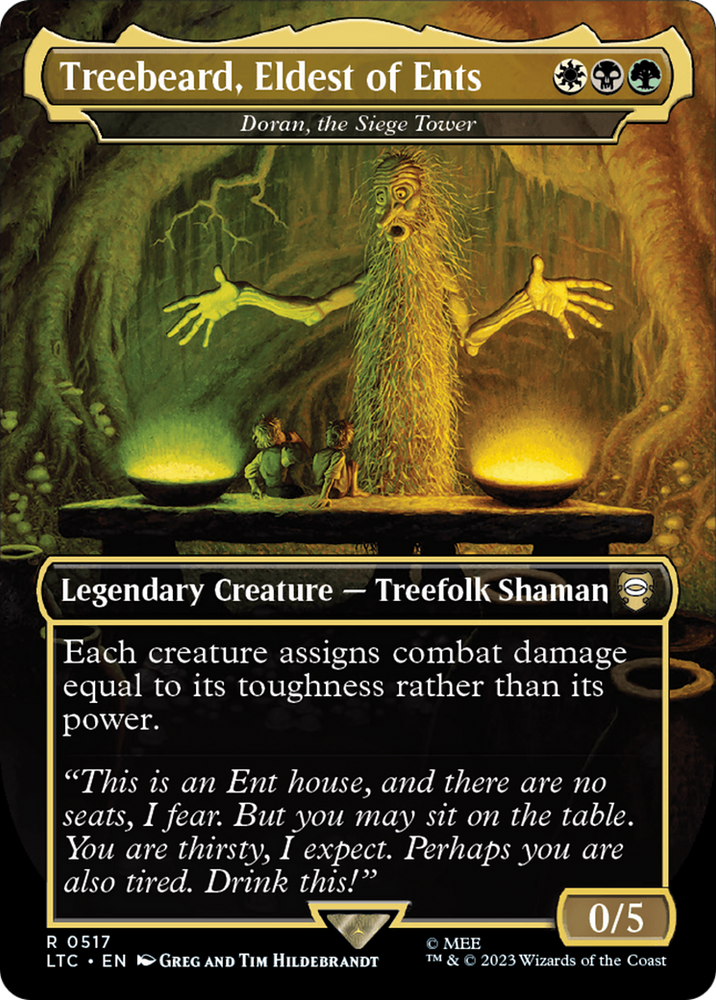 Treebeard, Eldest of Ents - Doran, the Siege Tower (Borderless) [The Lord of the Rings: Tales of Middle-Earth Commander] 
