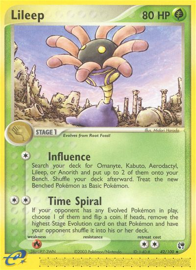 Lileep (42/100) [EX: Sandstorm] 