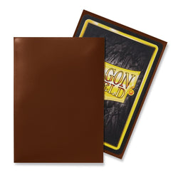 Dragon Shield: Standard 100ct Sleeves - Brown (Classic) 