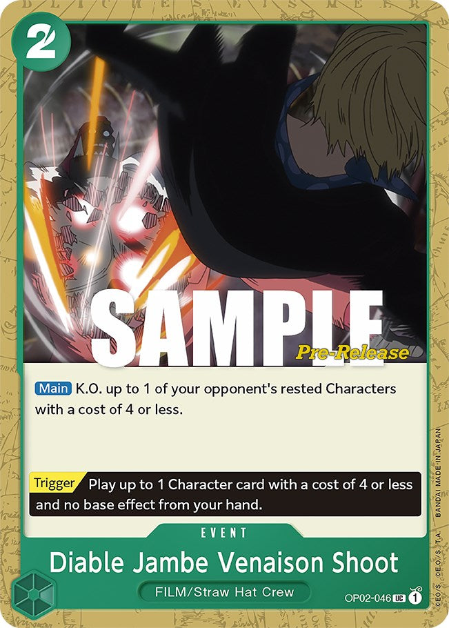 Diable Jambe Venaison Shoot [Paramount War Pre-Release Cards] 