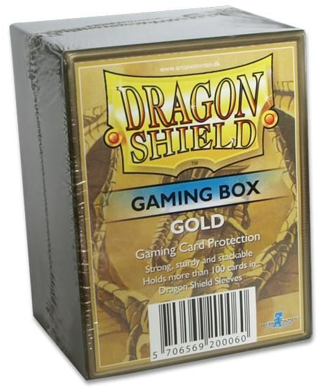 Dragon Shield: Strongbox - Gold (Gaming Box) 