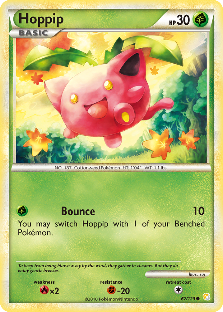 Hoppip (67/123) [HeartGold &amp; SoulSilver: Base Set] 
