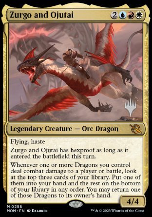 Zurgo and Ojutai (Promo Pack) [March of the Machine Promos] 