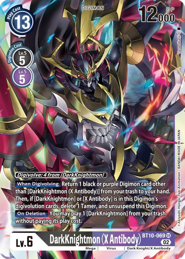 DarkKnightmon (X Antibody) [BT10-069] [Xros Encounter] 