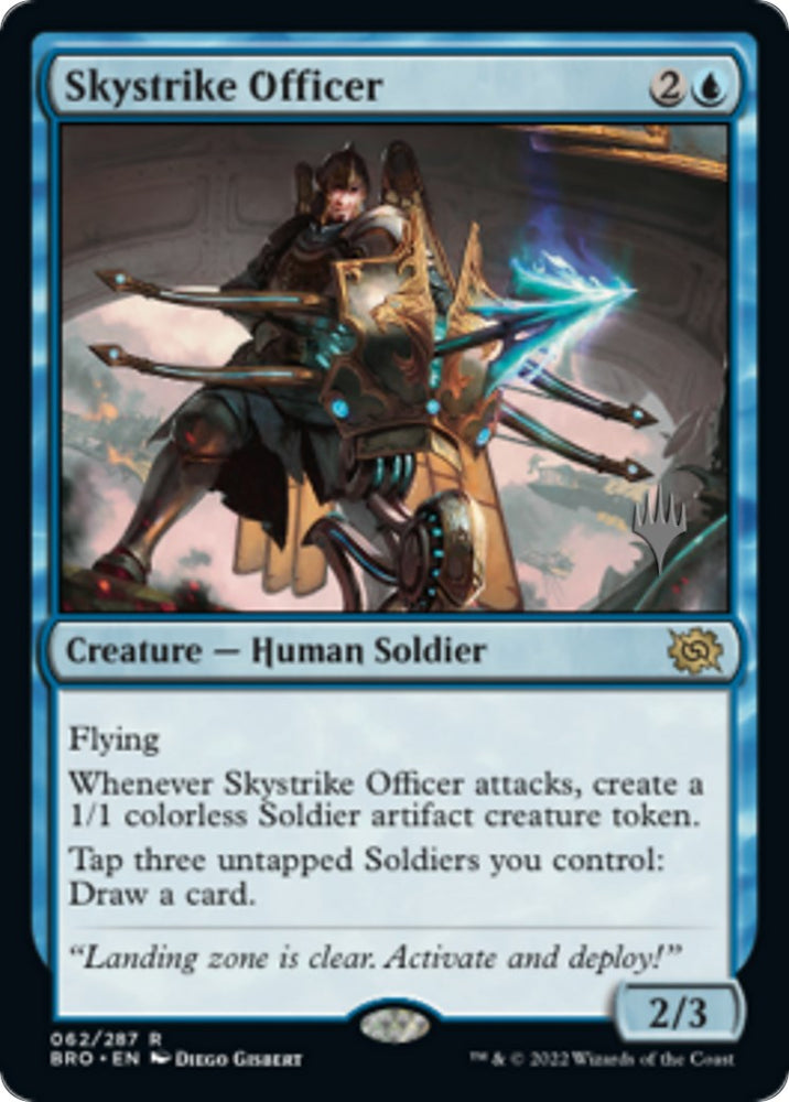 Skystrike Officer (Promo Pack) [The Brothers' War Promos] 